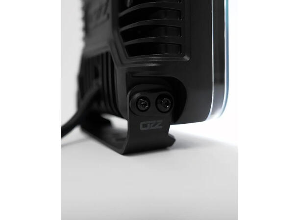 OZZ SQR 7" fjernlys 178mm (Sort hus) med park- og varsellys, 14000 lumen 
