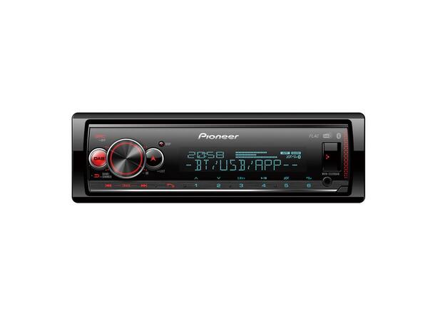 Pioneer MVH-S520DAB - hovedenhet BT,DAB+,USB,AUX,ikke CD,Langtidsminne 