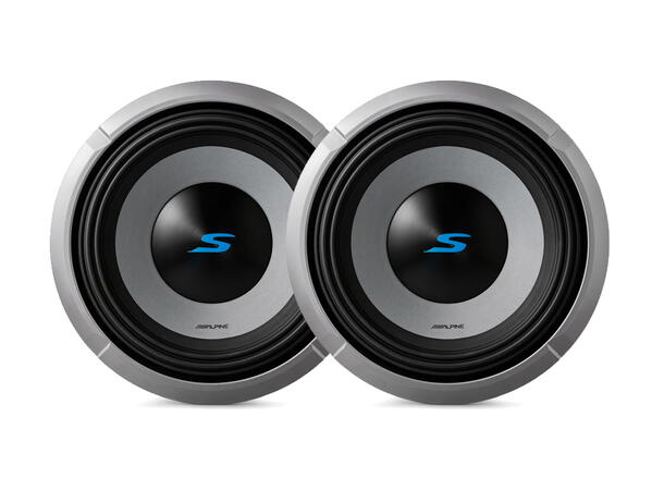 Twin Deal Alpine S2-W10D4 - subwoofer 2stk 10" 4ohm DVC 