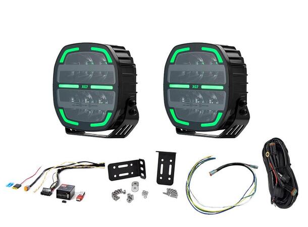 XG7 Lyspakke 2x m/Modernum CAN-bus | 15 032 lumen | Audiocom