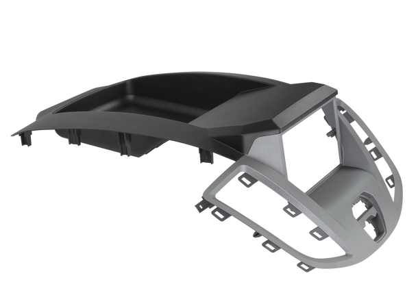 1-DIN/2-DIN monteringsramme - Grå Ford Transit (2014-2019) u/ekst.display 