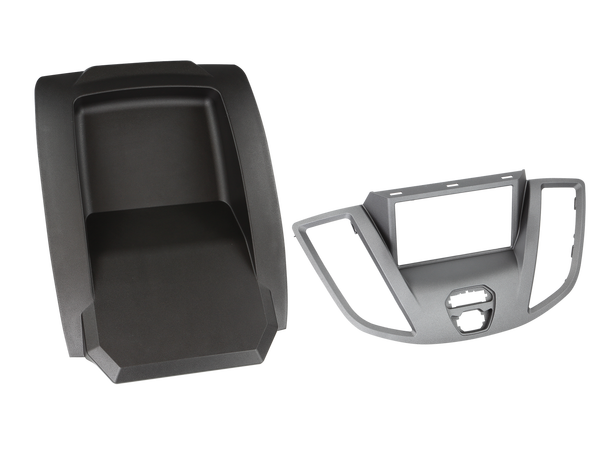 1-DIN/2-DIN monteringsramme - Grå Ford Transit (2014-2019) u/ekst.display 