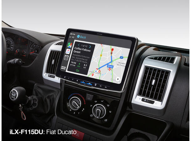 Alpine ILX-F115DU - hovedenhet med 11-tommer skjerm til Fiat Ducato 3 