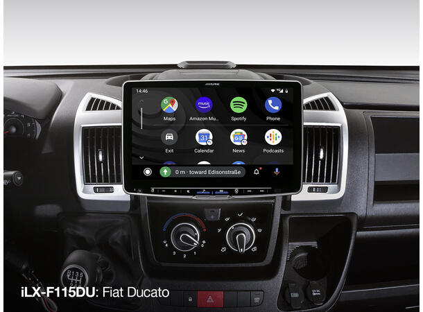 Alpine ILX-F115DU - hovedenhet med 11-tommer skjerm til Fiat Ducato 3 