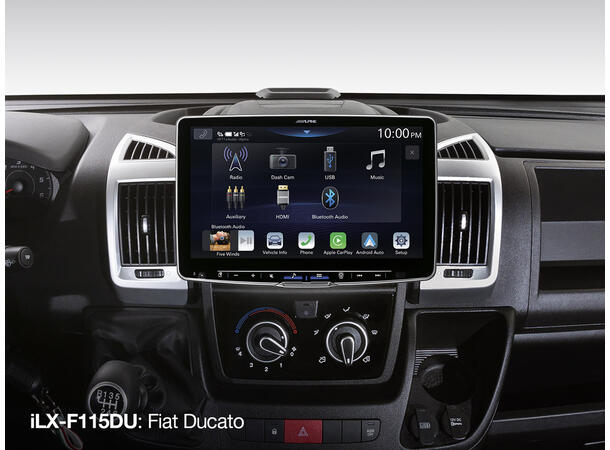 Alpine iLX-F115DU – 11" hovedenhet til Fiat Ducato 3