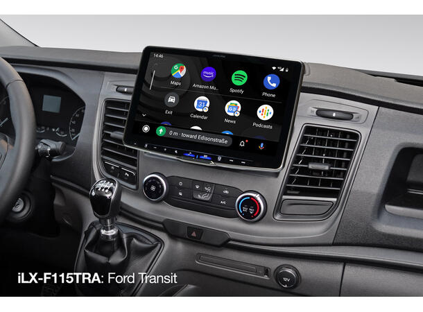 Alpine iLX-F115TRA – 11" hovedenhet Ford Transit Custom 2018?