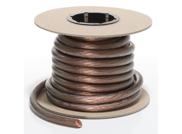 Audio System 50mm² OFC strømkabel Sort 10m rull 