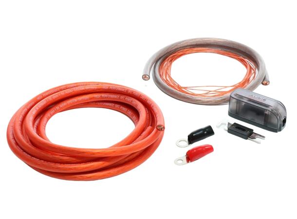 Audio System 50mm² strømkabelsett Tysk kvalitet, OFC, ANL sikring 