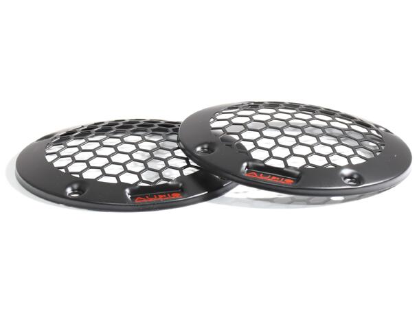 Audio System GI100M, universal 4" grill Solid, sort matt grill, 100 mm 