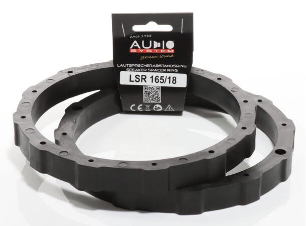 Audio System LSR165/18, spacere Avstandsringer 6.5" (16,5 cm), 18mm 
