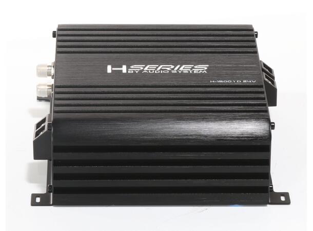 Audio System mono forsterker 1x1500 Watt RMS @ 1 Ohm, 24 Volt 