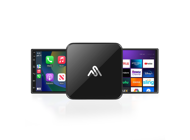 AutoSky CPHM-2, Trådløst adapter m/HDMI Trådløs CarPlay & Android Auto Adapter 