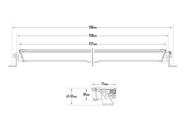 Lazer Glide 18 Lyspakke m/XBB | 11 500 lumen | Audiocom