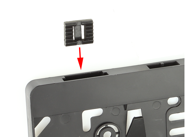Skiltplate med ryggekamera Universal, NTSC 