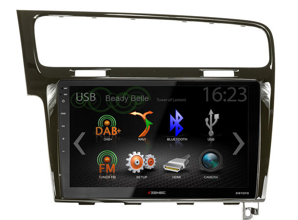 Zenec Z-F2021 - monteringssett (sort) for Z-E1010 til VW Golf 7 
