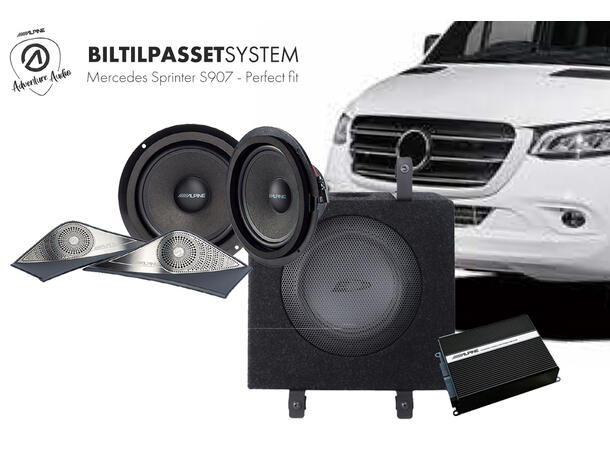 Alpine Adventure Audio system S907 Mercedes Sprinter 907 