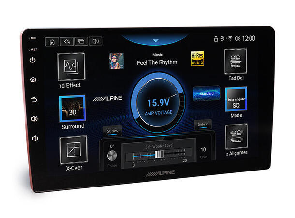 Alpine digital mediaspiller - INE-AX809 Android spiller, 9" touchskjerm, DSP 