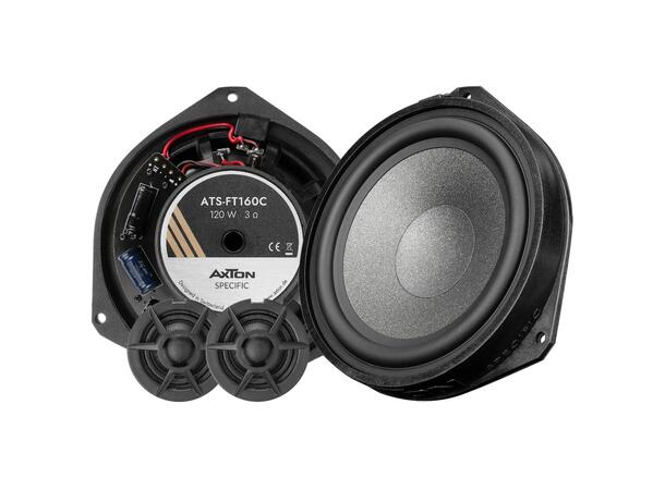 Axton ATS-FT160C - 16 cm komponentsett Fiat, Citroen, Peugeot; RAM, Opel 