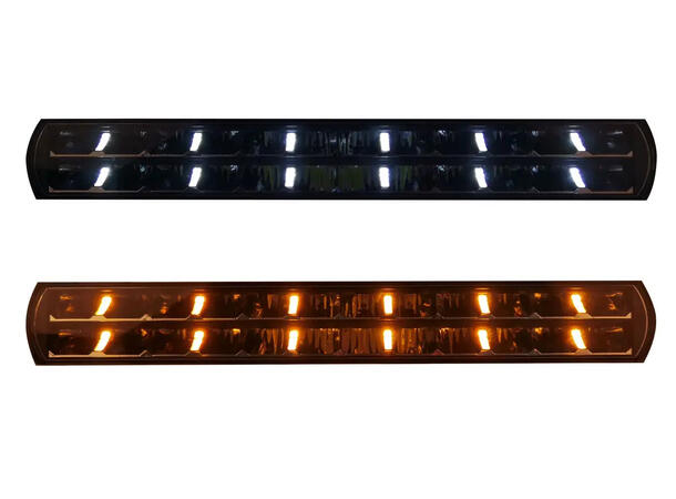 BRIODLIGHTS LED-bar m/parklys 525mm, 24LED, 27000 lumen 
