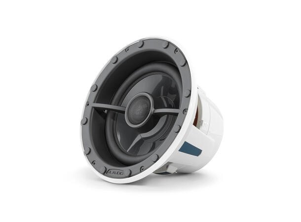 JL Audio M6-880x-L-GwSw - høyttaler 8,8" coaxial med HVIT Luxe grill 