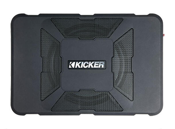 Kicker HS8 - aktiv subwoofer (Ny) 8" flatt kabinett 