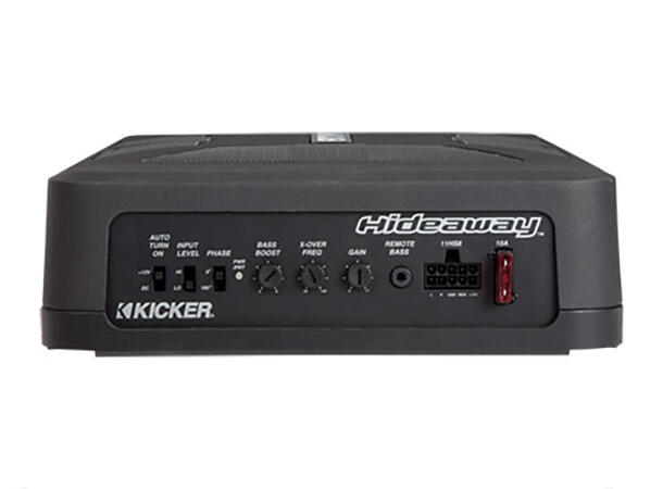 Kicker HS8 - aktiv subwoofer (Ny) 8" flatt kabinett 