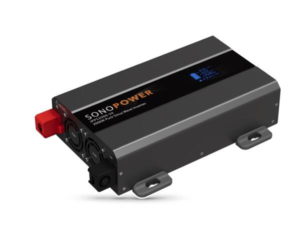 Sonopower strøminverter 2000W Omformer, 24V->230, ren sinus kurve 
