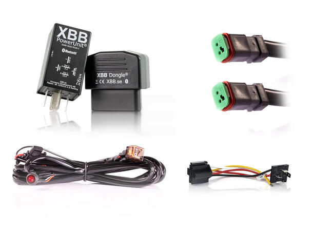 XBB styrestrømspakke,  plug and play Pakke med 2 x Deutsch kontakter 