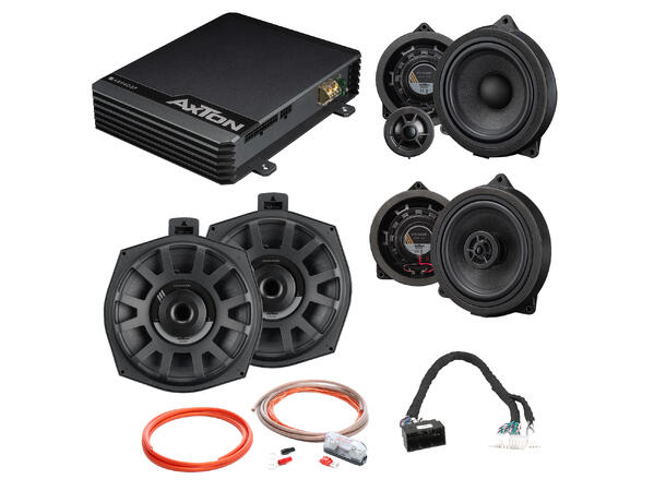 AXTON Lydoppgradering til BMW F30 | DSP & Plug & Play Pakke