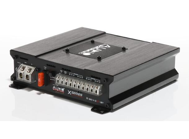 Audio System 4 kanals forsterker med DSP 4 x 80 Watt RMS, BT 