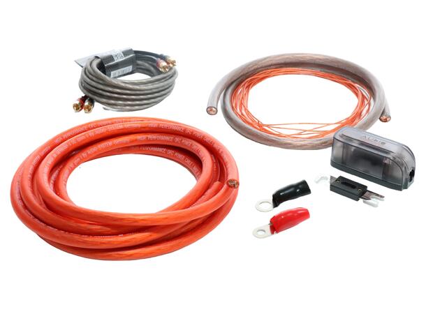 Audio System 50mm² kabelsett Tysk kvalitet, OFC, ANL sikring, RCA 