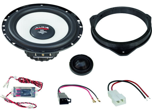 Audio System MFIT Fiat Duc - høyttalere 90 W Plug & Play komponentsystem 