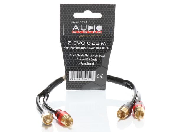 Audio System Z-EVO 0.25M, RCA kabel Signalkabel 25cm 