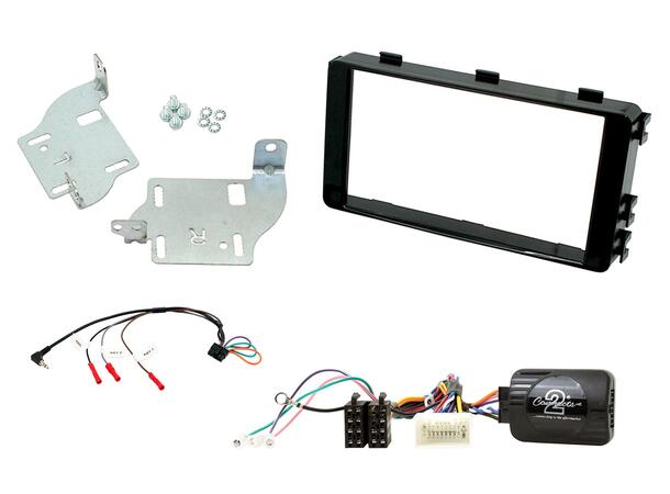 Connects2 komplett monteringskit 2-DIN Outlander/ L200 og Fiat Fullback 