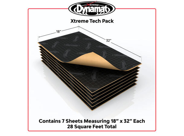 Dynamat Xtreme "Tech Pack" dempematte 7ark 457 x 812mm (2,6m2) 