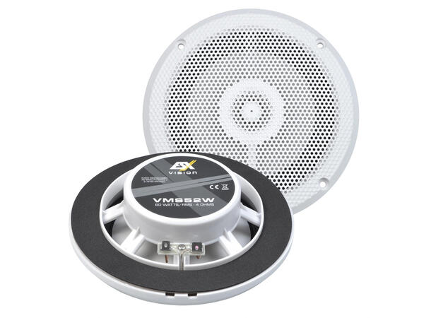 ESX VMS52W 5,25" Marinehøyttalere 60W RMS Hvit