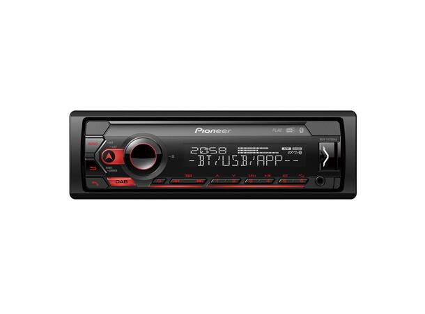 Pioneer MVH-S420DAB | 1-DIN bilradio med DAB+ og Bluetooth
