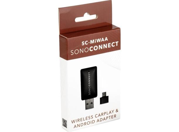 Sonoconnect Android Auto Konverterer fra kablet til trådløs 