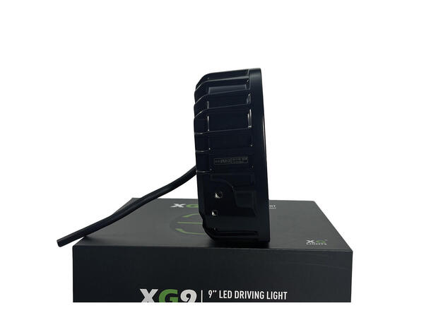 XG9 LED Fjernlys, Sort Flerfarget parklys – hvit, gul og grønn. 