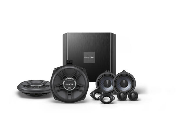 Alpine SPC-2045ABMW-HR - lydsystem for BMW-HiFi RAM (SA676) 