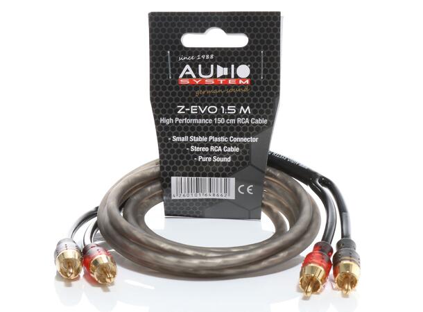 Audio System Z-EVO 1.5M, RCA kabel Signalkabel 150cm 