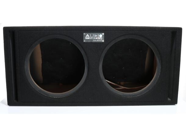 Audio System dobbel 12" basskasse Tom portet basskasse på 2x42 liter 