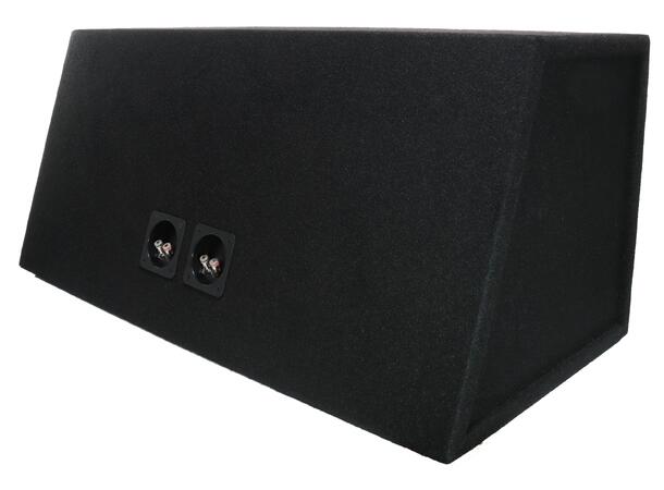 Audio System dobbel 12" basskasse Tom portet basskasse på 2x42 liter 