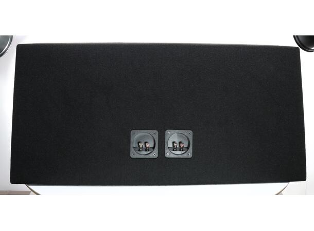 Audio System dobbel 12" basskasse Tom portet basskasse på 2x42 liter 