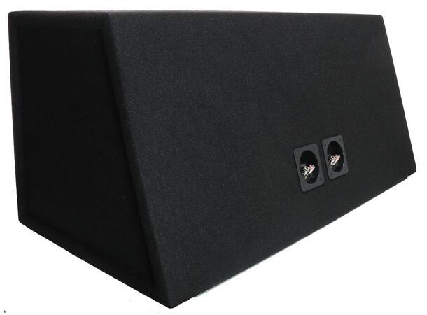 Audio System dobbel 12" basskasse Tom portet basskasse på 2x42 liter 