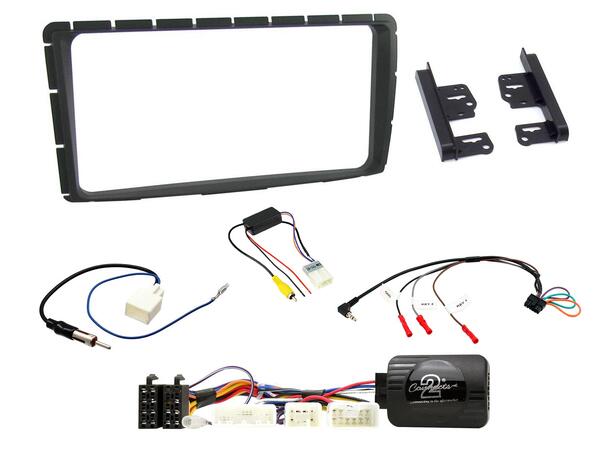 Connects2 kKomplett monteringskit 2-DIN Hilux (2012-2015) 