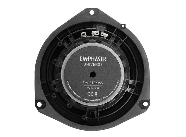 Emphaser EM-FTFX165- 6,5" komponentsett Fiat og Iveco, Plug and Play 