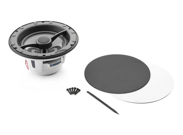 JL Audio M6-770x-L-SbSb - høyttaler 7,7" coaxial med SORT Luxe grill (1 stk) 