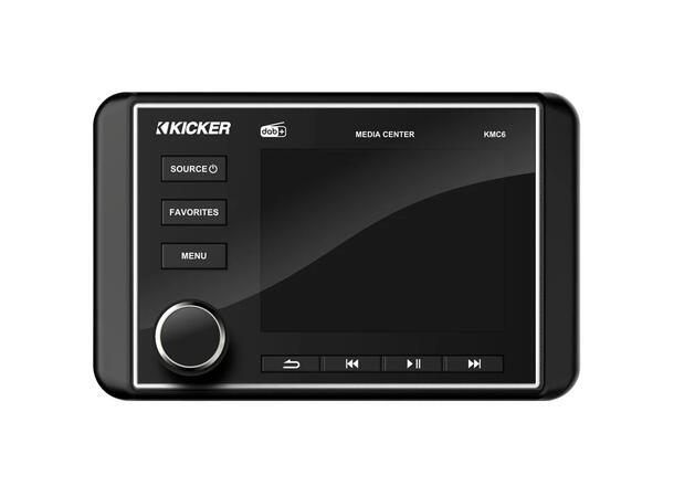 Kicker KMC6 - hovedenhet 6x25W m/DISPLAY 