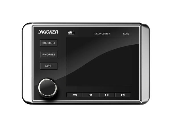Kicker KMC6 - hovedenhet 6x25W m/DISPLAY 